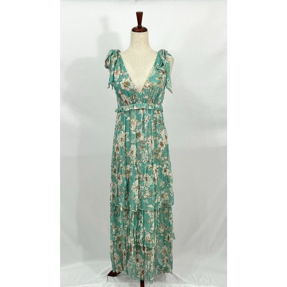 CHRISTY LYNN Sz S Small Turquoise Magnolia Alexa Dress NWT - Picture 2 of 10